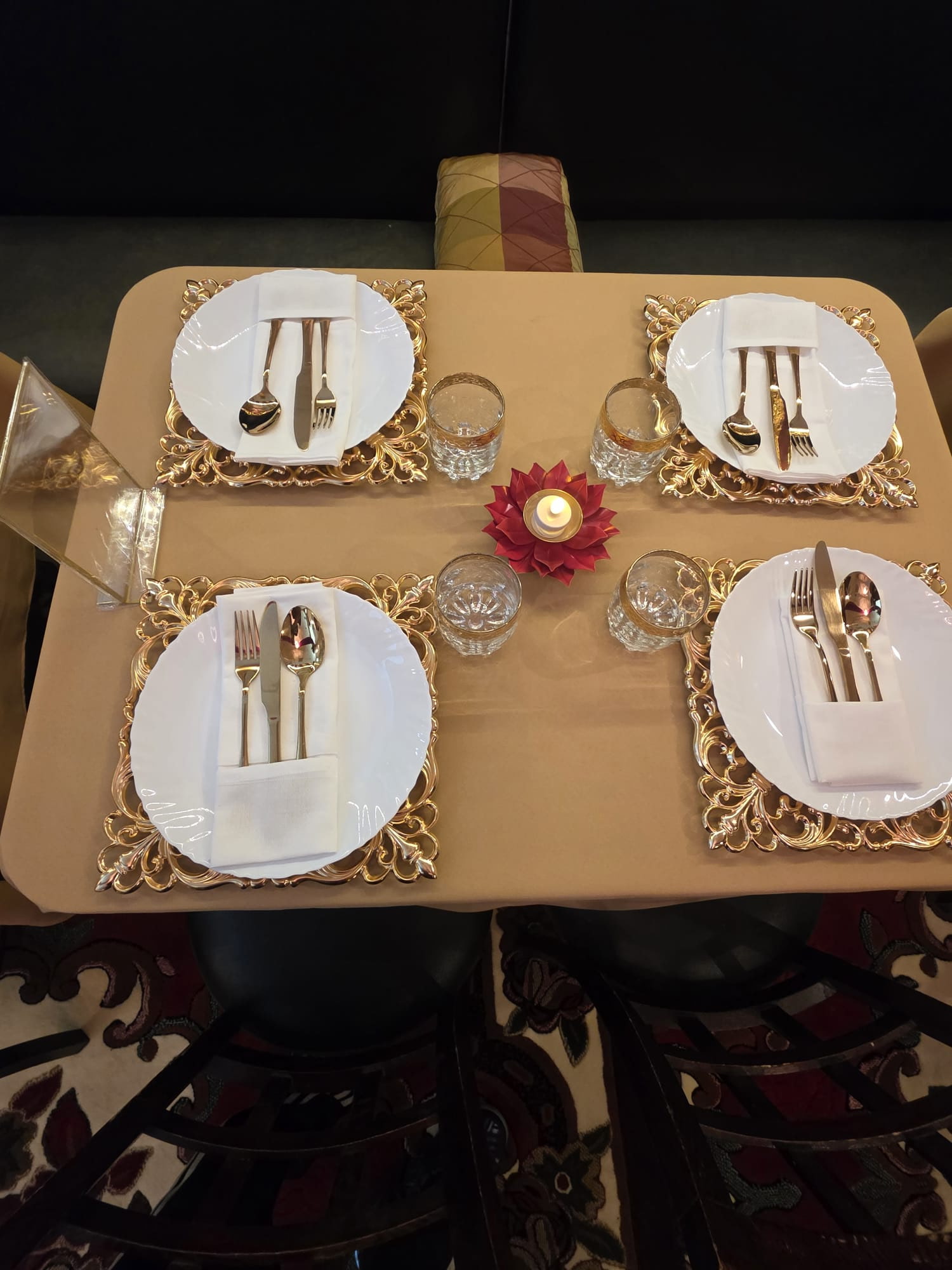 Interior view of Luft's Indian Cuisine