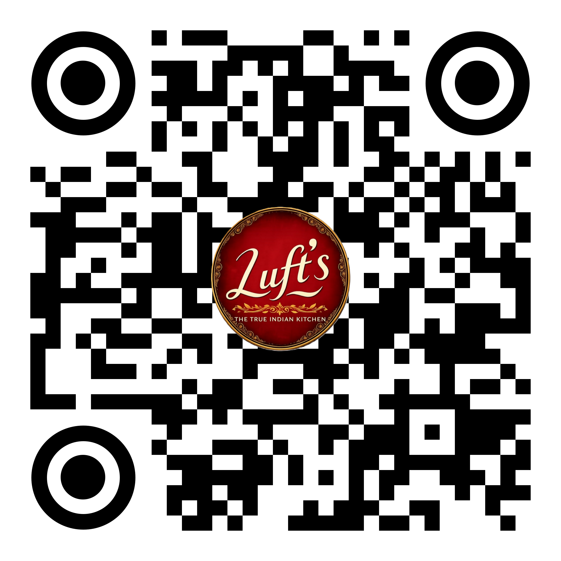 QR code for Lufts online ordering